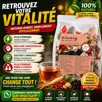 Thé aux Dix Trésors au Ginseng